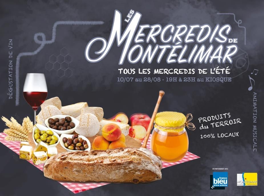 Lees meer over het artikel Avondmarkt met foodtrucks in Montelimar